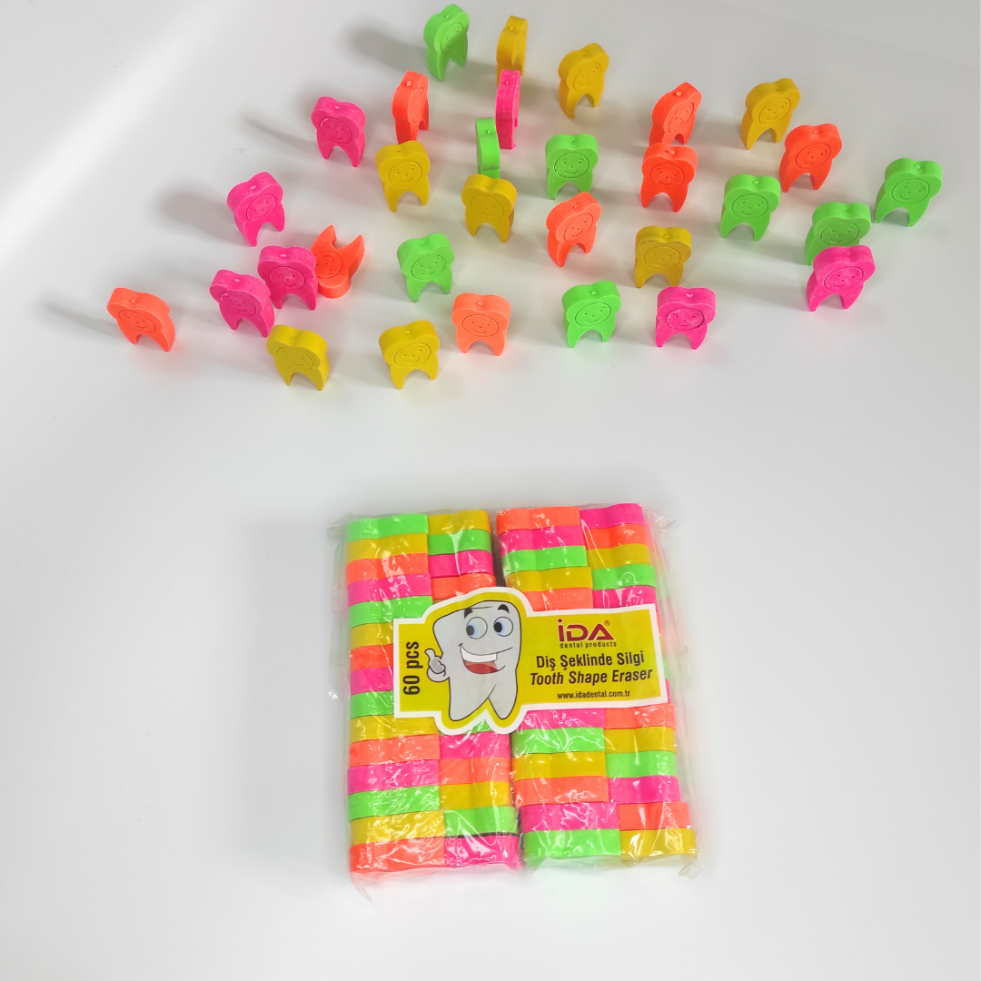 İda Dental Tooth-Shaped Erasers