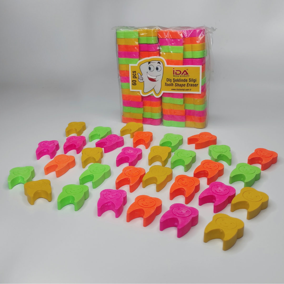 İda Dental Tooth-Shaped Erasers