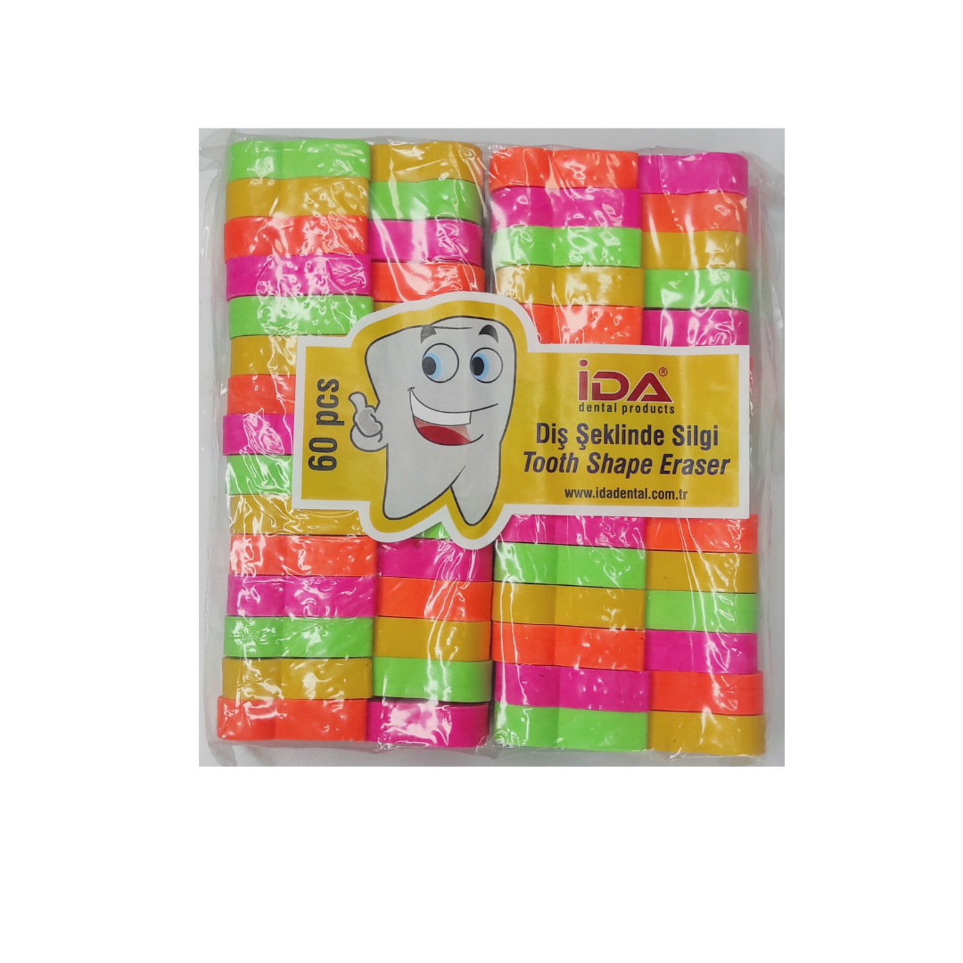 İda Dental Tooth-Shaped Erasers