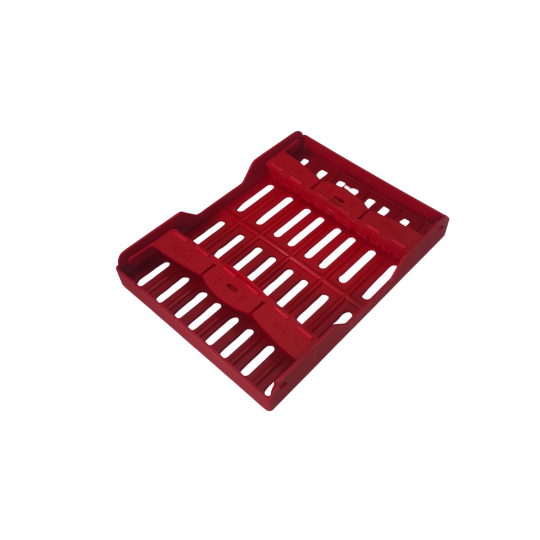 İda Plastic Dental Autoclave Cassette | 10-Instrument Sterilization Tray