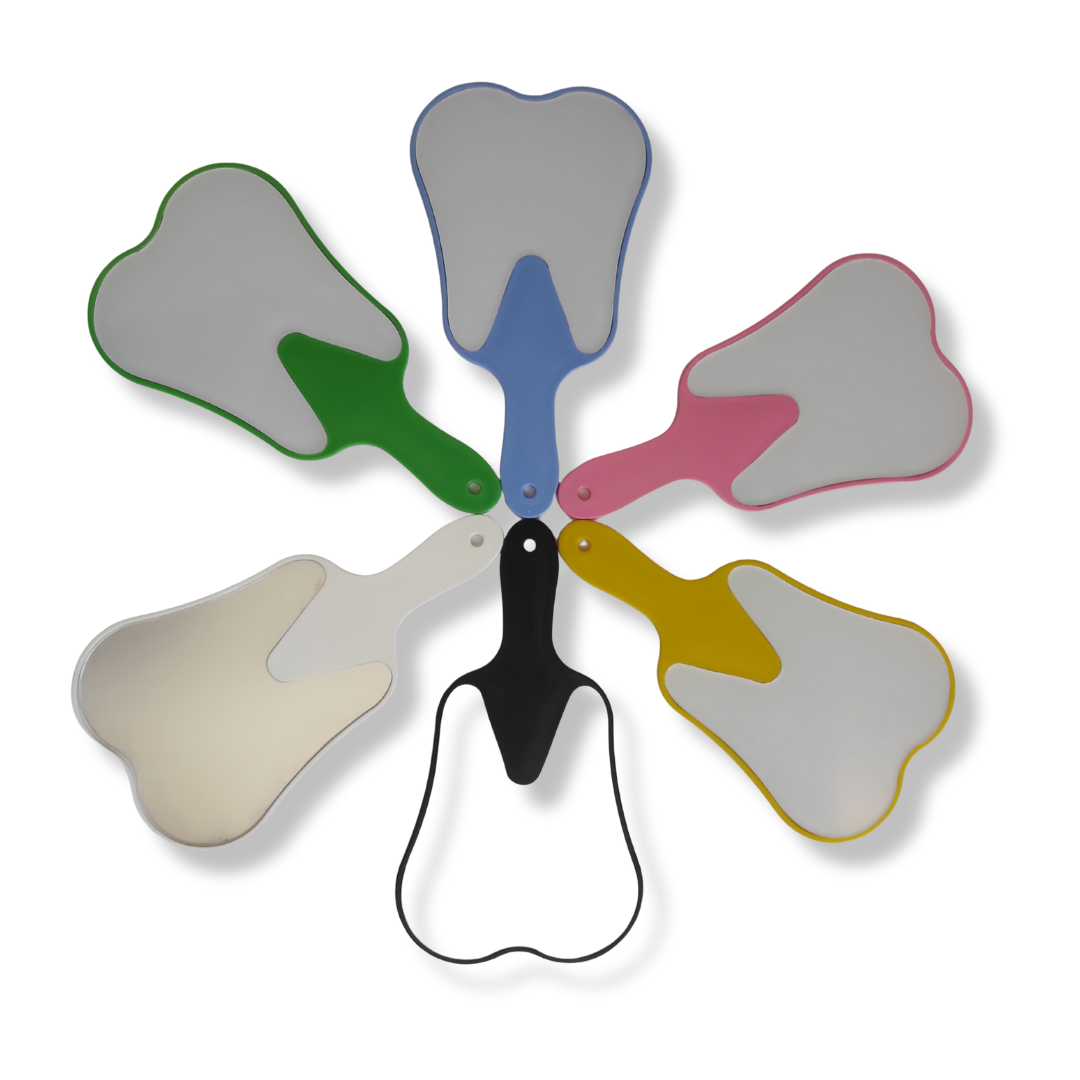 İda Dental Tooth-Shaped Patient Hand Mirror