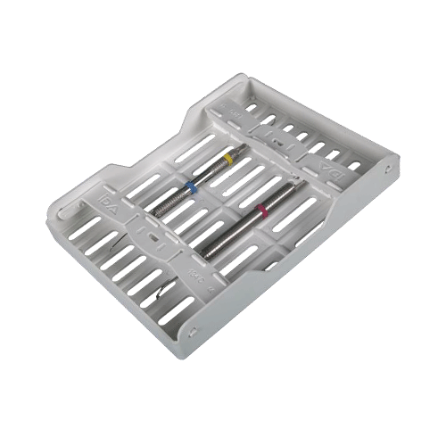 İda Plastic Dental Autoclave Cassette | 10-Instrument Sterilization Tray