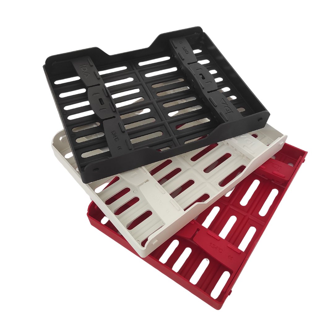 İda Plastic Dental Autoclave Cassette | 10-Instrument Sterilization Tray